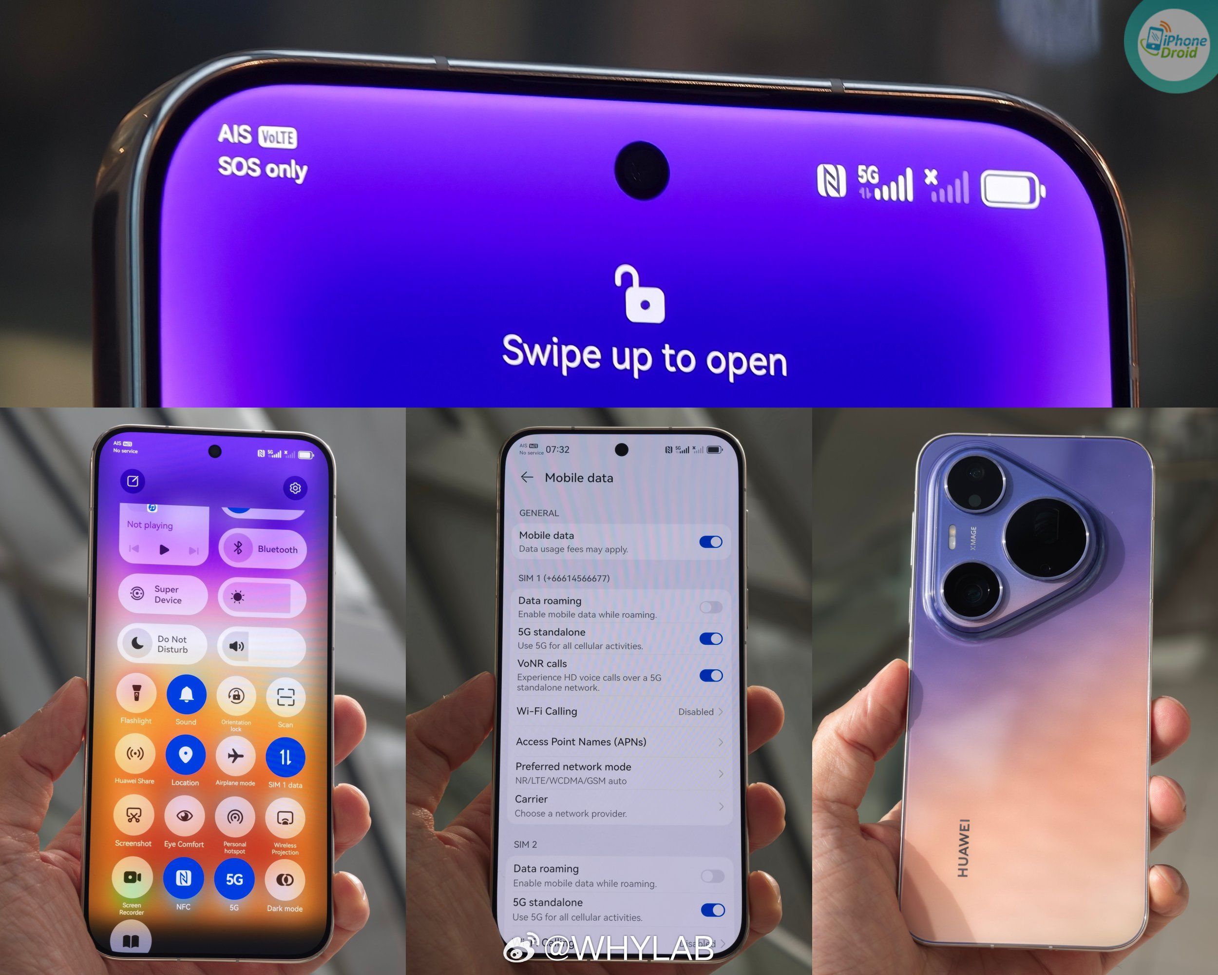 Dù chạy Android 16, Huawei Pura 90s Pro Max vẫn sẽ sử dụng Micro G & Gbox giống như Android 12 trước đây
