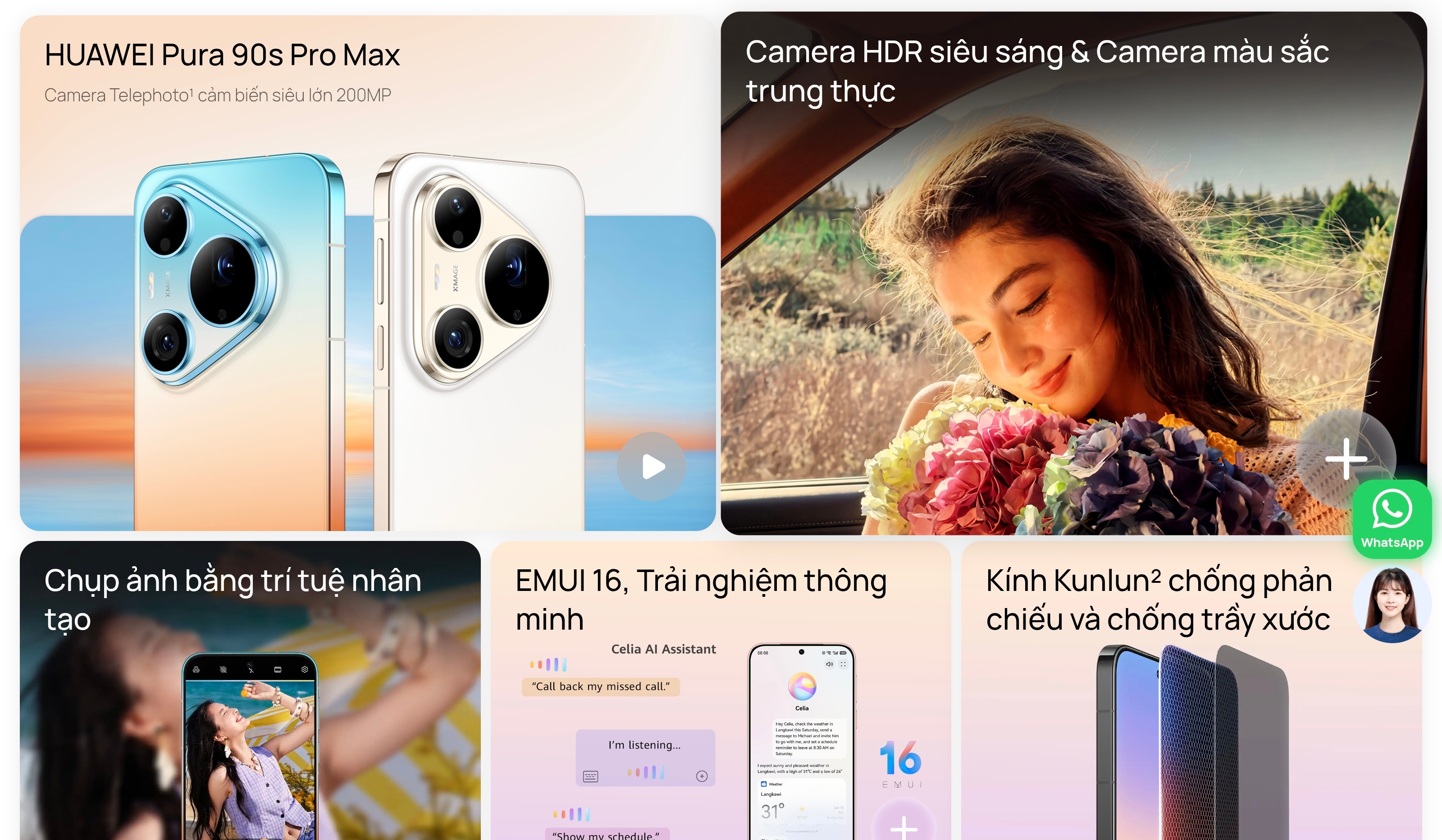 Huawei chính thức trở lại thị trường toàn cầu với bộ đôi Huawei Pura 90s Pro và Pura 90s Pro Max 5G